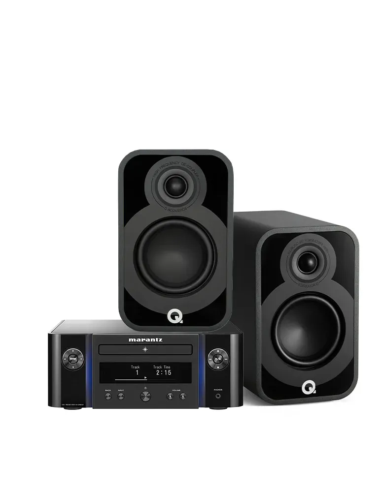 Marantz Melody X + QA 5010 — Zestaw stereo z wysoką jakością dźwięku, Kolor: Silver-Gold - zdjęcie 2