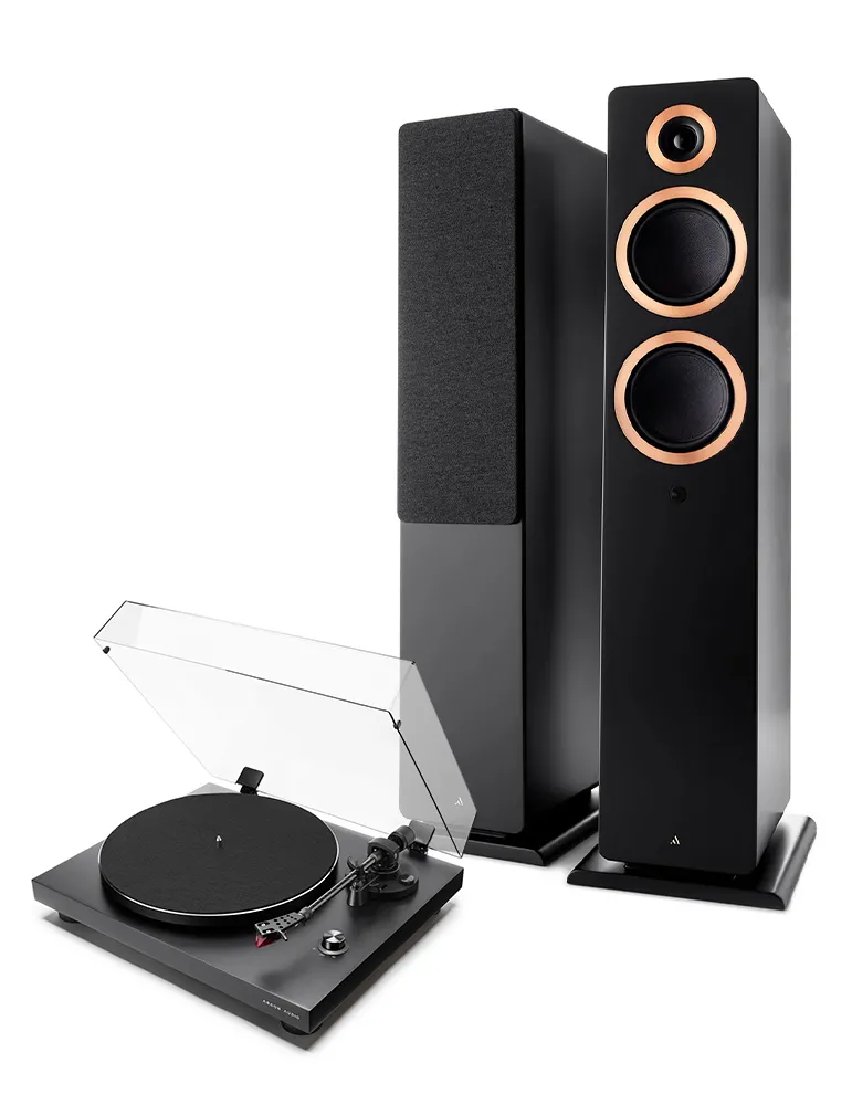 Zestaw stereo: Argon Audio TT-3 Plus + Forte A55 MK2, Kolor: Walnut - zdjęcie 1