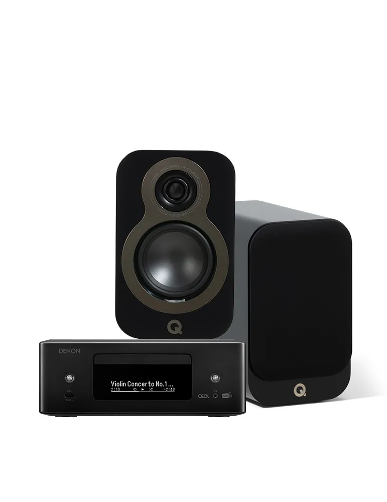 Zestaw stereo Denon RCD-N12 DAB + QA 3020c, Kolor: Biały - zdjęcie 1