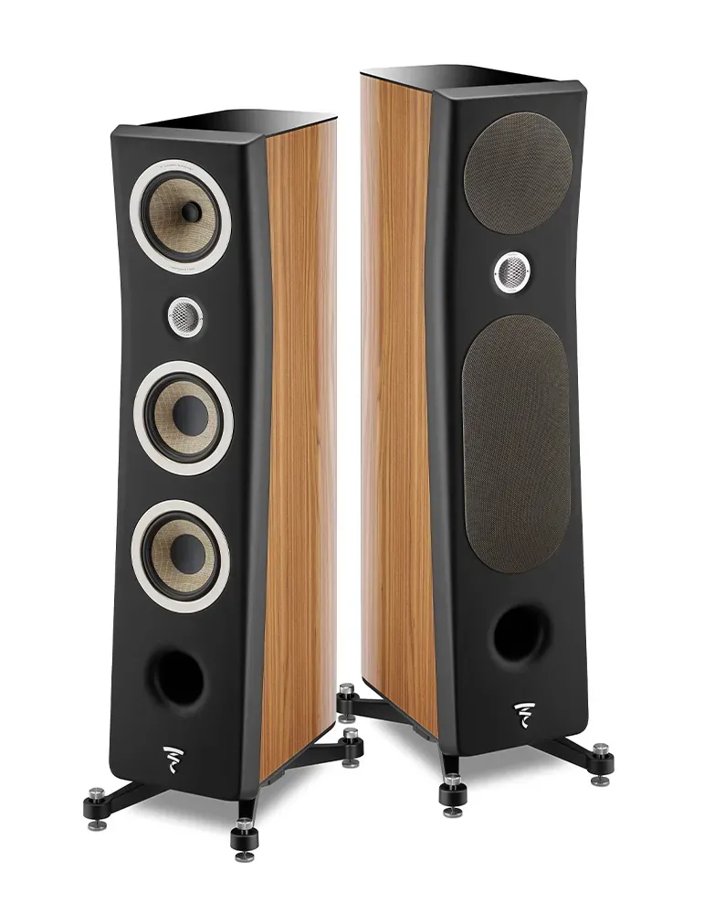 Focal Kanta N°2 Kolumny głośnikowe podłogowe, Kolor: WALNUT HG BLACK MAT - zdjęcie 1