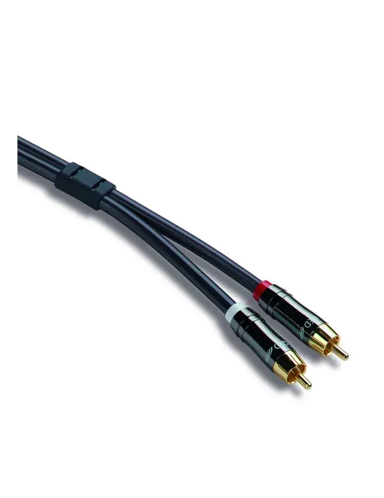 QED Performance Audio — Profesjonalny przewód stereo 2x RCA M z ekranowaniem, Długość: 1 m - zdjęcie 1