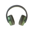 Bezprzewodowe słuchawki nagłowne LISTEN WIRELESS CHIC, Kolor: Olive - zdjęcie 1