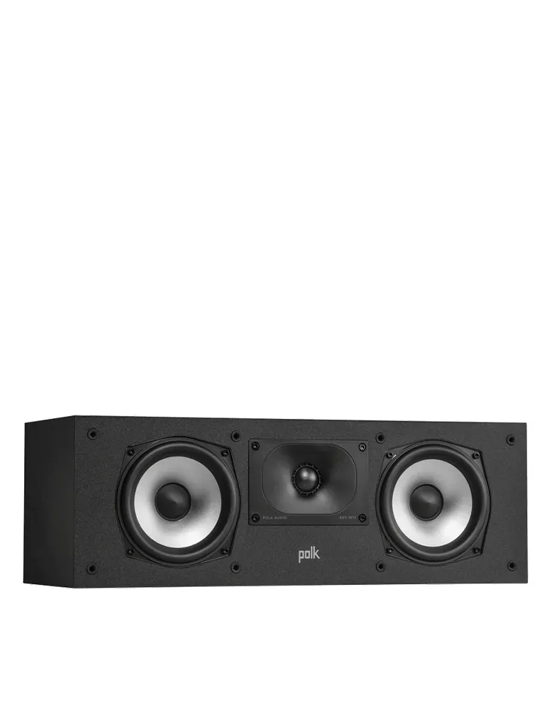 Polk Audio Monitor XT30C — Głośnik centralny z Dolby Atmos i Hi-Res Audio, Kolor: Czarny - zdjęcie 1
