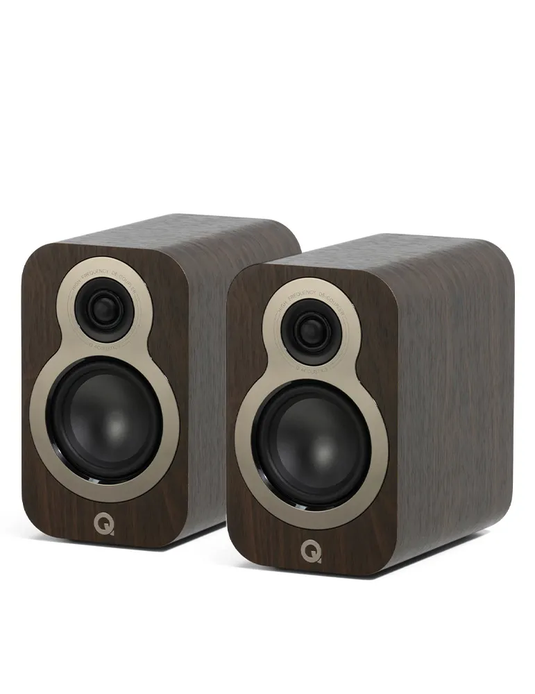 Q Acoustics 3010c Kolumny głośnikowe podstawkowe, Kolor: Walnut - zdjęcie 1