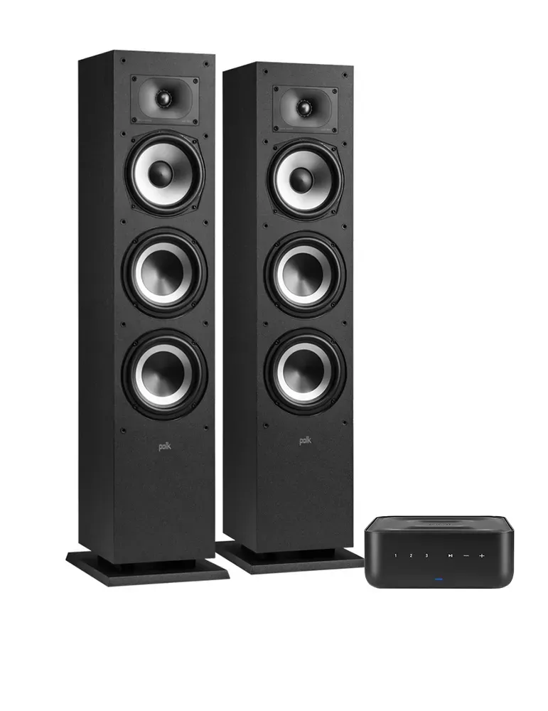 Zestaw stereo Denon Home AMP + Polk Audio MXT 60 — Bluetooth i Hi-Res Audio, Licencja Dirac Live: Dirac Live Room Correction - Full bandwidth - zdjęcie 1