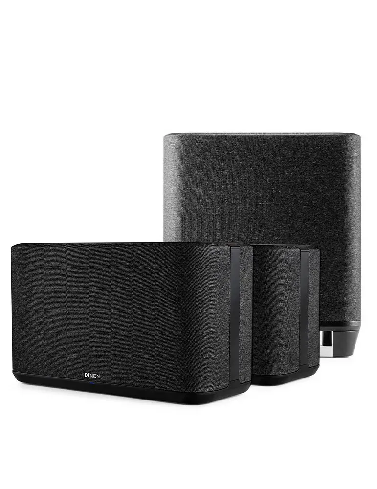 Zestaw Denon Home 350 — Głośniki Wi-Fi z Subwooferem, Kolor: Czarny - zdjęcie 1
