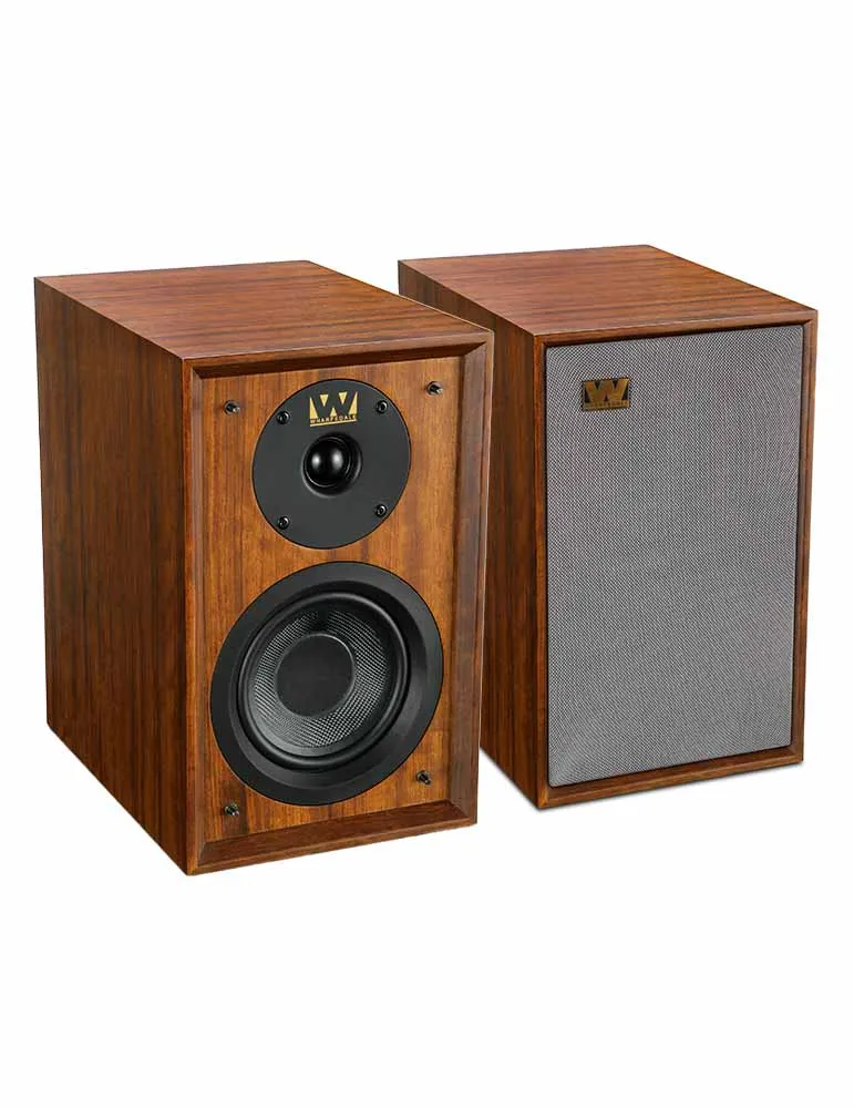 Wharfedale Denton 80th — Kolumny podstawkowe o ciepłym brzmieniu, Kolor: Mahogany - zdjęcie 1
