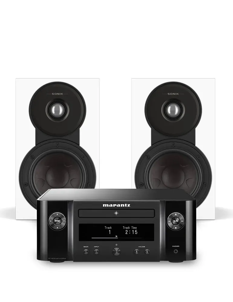 Zestaw Marantz Melody X MCR612 — stereo z Dali Sonik 1, CD, DAB+, Kolor: Biały - zdjęcie 1