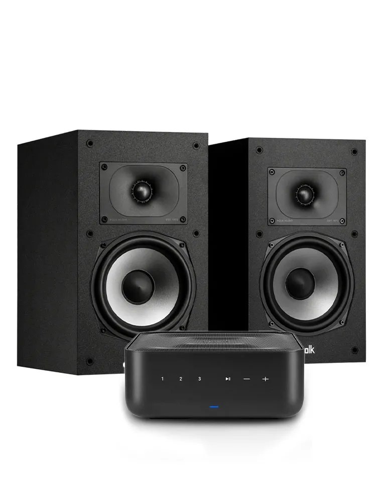 Zestaw stereo Denon Home AMP + Polk Audio XT20, Kolor: Czarny - zdjęcie 1