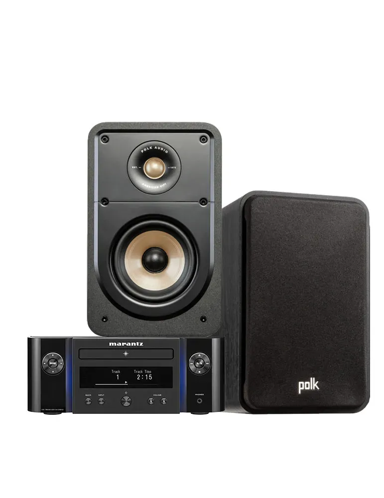 Zestaw stereo Marantz Melody X + Polk Audio ES15 — Hi-Res Audio i mocny bas, Kolor: Czarny - zdjęcie 1