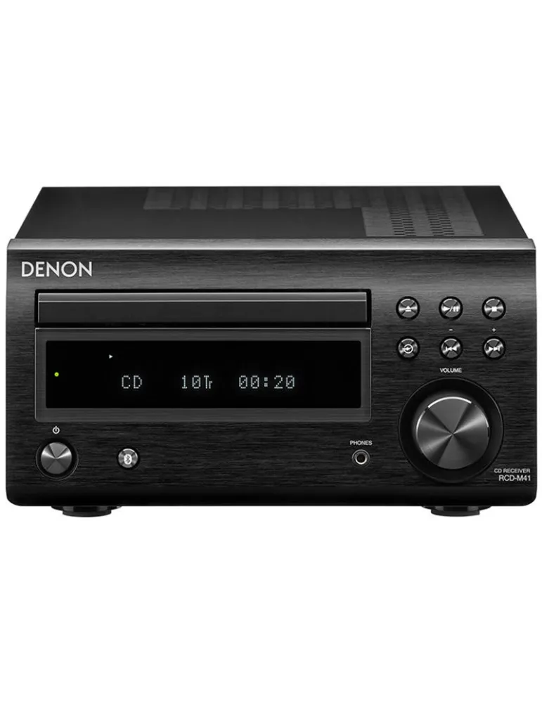 Denon RCD-M41 + Polk Audio T15 — Zestaw stereo Hi-Fi z Bluetooth, Zawartość zestawu: 6a4a7415a0f4f - zdjęcie 1