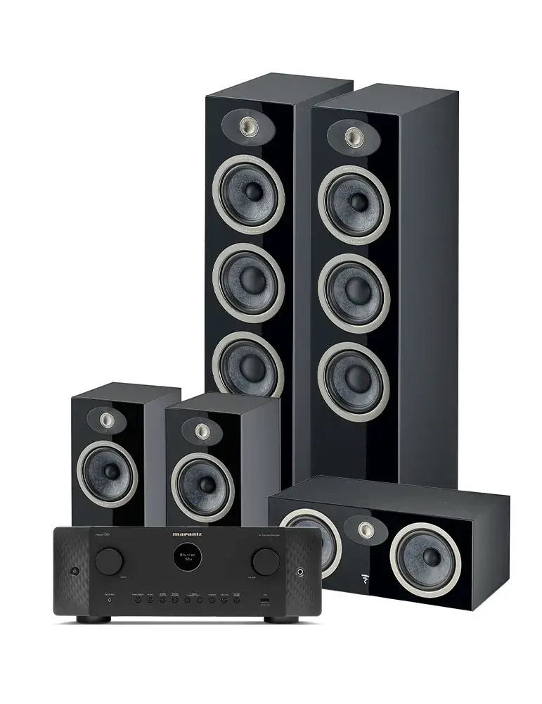 Zestaw Marantz Cinema 60 + Focal Theva N°2/N°1/Center — Dolby Atmos, Kolor: Dark Wood - zdjęcie 1