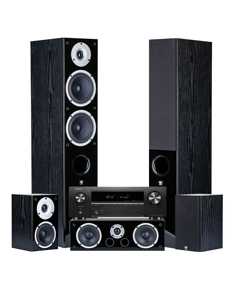 Zestaw kina domowego Denon AVR-X580BT + Wilson Raptor 5/Mini/Vocal — Bluetooth, 8K, Zawartość zestawu: 15400-defaultCombination - zdjęcie 1