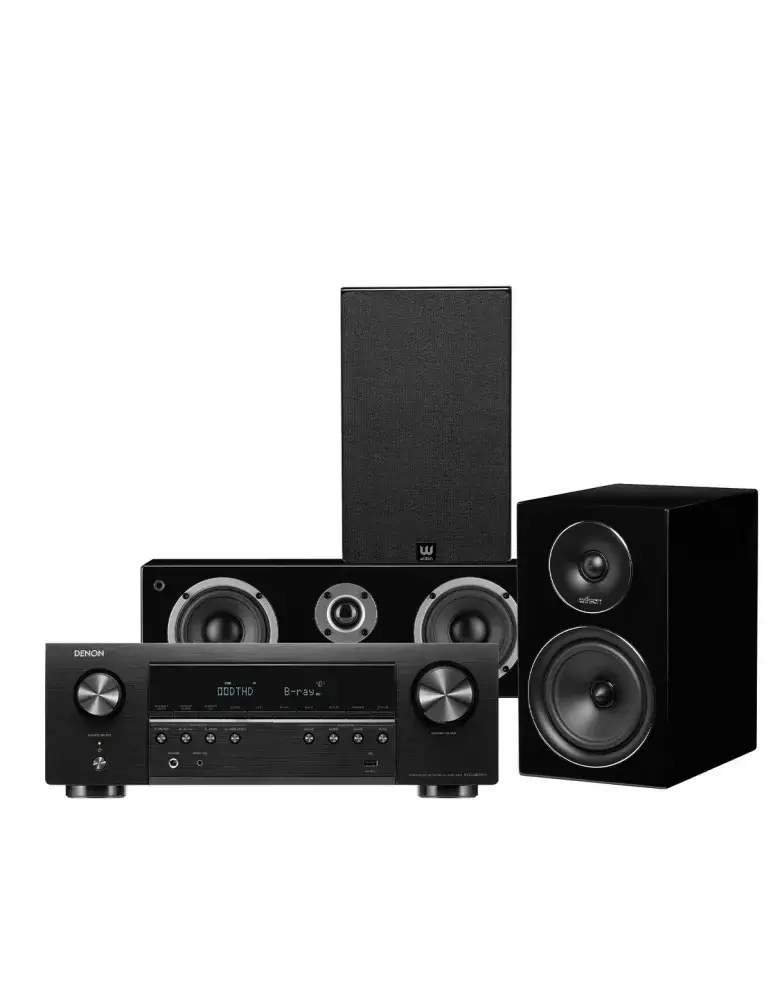 Zestaw Denon AVC-S670H + Wilson EL-4/Vocal EL — Kino domowe 5.0 z Bluetooth, Zawartość zestawu: 12780-defaultCombination - zdjęcie 1