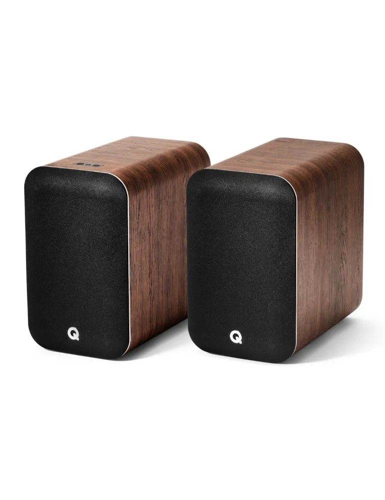 Q Acoustics M20 HD — Aktywne kolumny podstawkowe Bluetooth aptX HD, Kolor: Walnut - zdjęcie 1