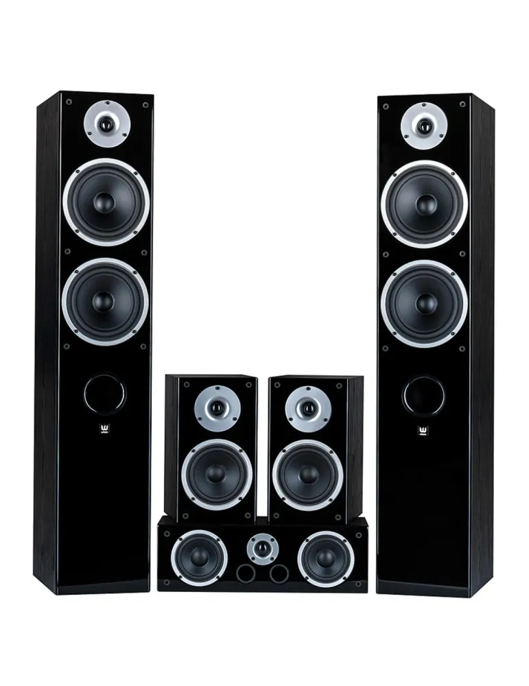 Zestaw kina domowego Wilson Raptor 7/1/Vocal — Profesjonalne kolumny 5.0 z Bass Reflex, Kolor: Biały - zdjęcie 1
