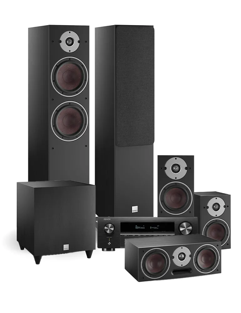 Kino domowe AVR-X1800H + Dali Oberon 7/1/Vokal/SUB C-8 D, Kolor: Light oak - zdjęcie 1