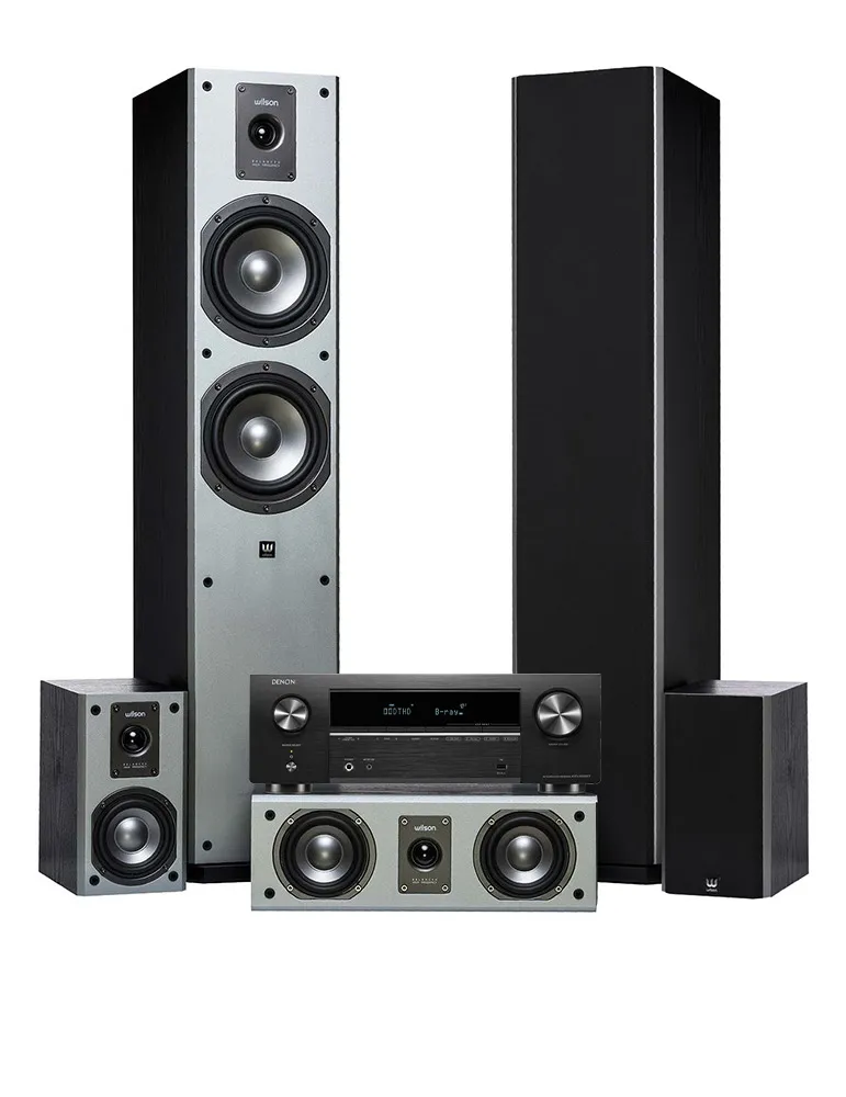 Zestaw kina domowego Denon AVR-X580BT + Wilson Viper (5.0), Kolor: Czarny - zdjęcie 1