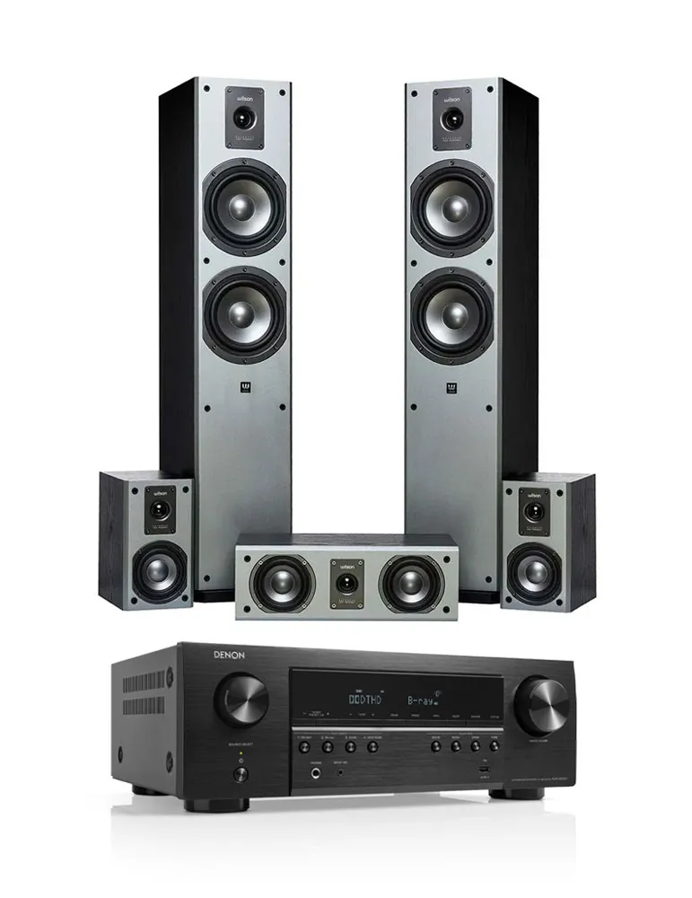 Zestaw kina domowego Denon AVC-S670H + Wilson VIPER (5.0), Kolor: Czarny - zdjęcie 1