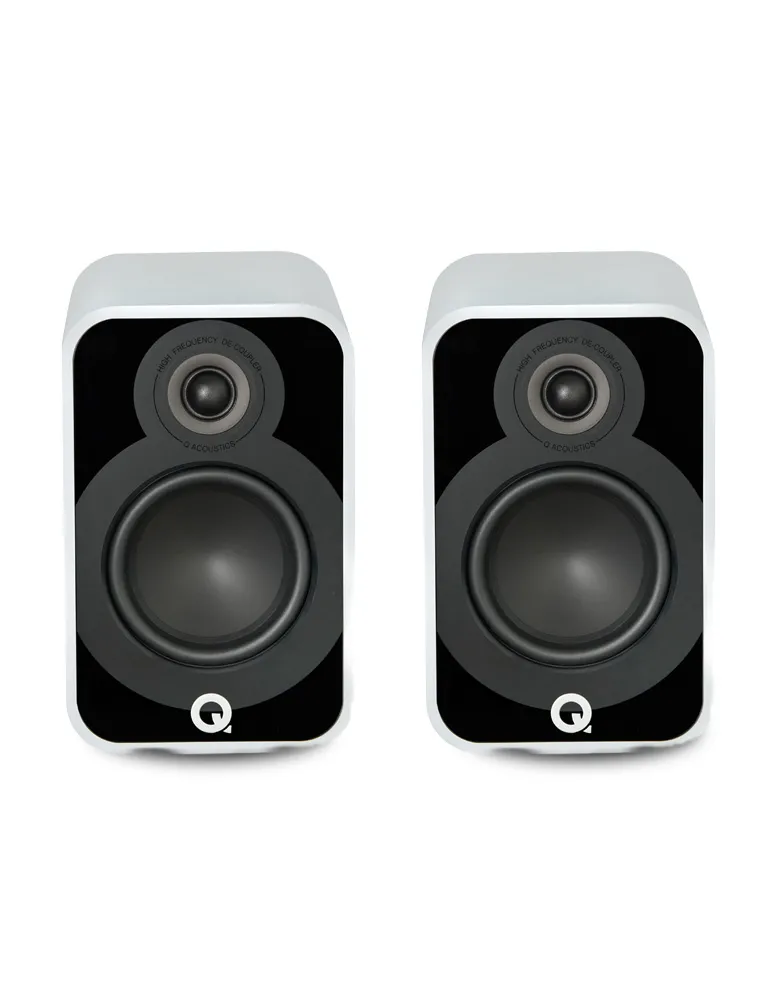 Q Acoustics QA 5020 — Profesjonalne kolumny podstawkowe do muzyki, Kolor: Biały - zdjęcie 1