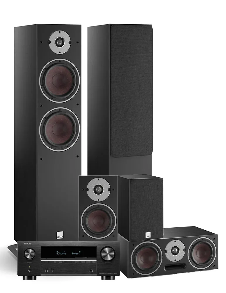 Denon AVC-X3800H + Dali Oberon 7/1/Vokal Kino domowe 5.0, Kolor: Biały - zdjęcie 1