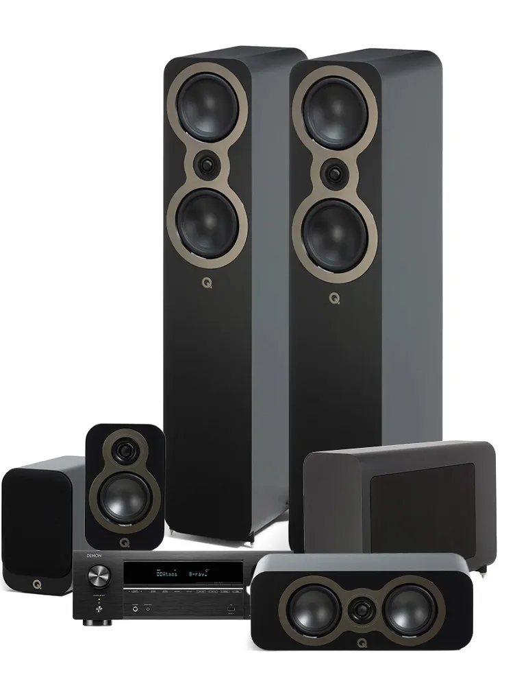 Kino domowe Denon AVR-X1800H + QA 3050c/3010c/3090c/3060s, Kolor: Czarny - zdjęcie 1