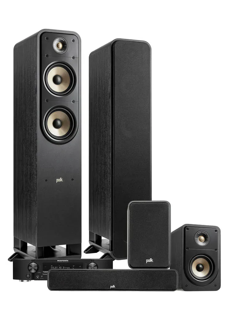Marantz NR1510 — System audio z głośnikami Polk Audio Signature Elite ES55/ES15/ES35C, Zawartość zestawu: 17601-defaultCombination - zdjęcie 1