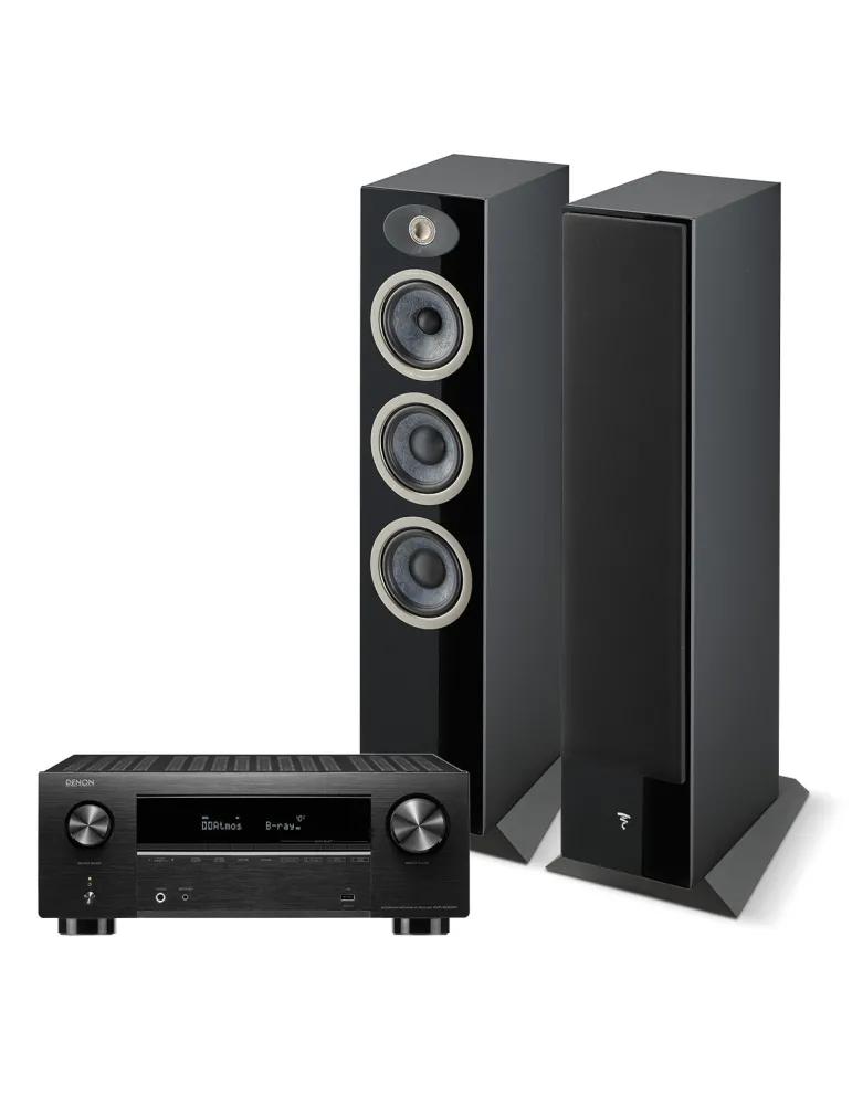 Zestaw stereo Denon AVR-X2800H + Focal THEVA N°2 — Bluetooth, wysoka jakość dźwięku, Zawartość zestawu: 11189-defaultCombination - zdjęcie 1