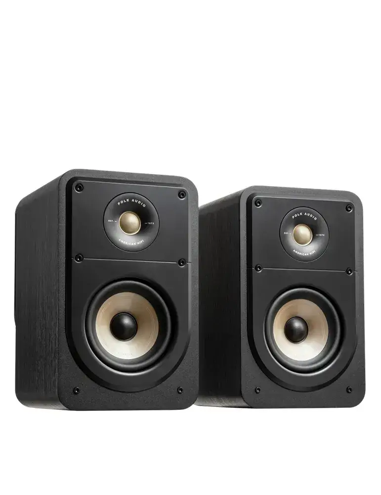 Polk Audio Elite Signature ES15 — Kolumny podstawkowe Hi-Res z głębokim basem, Kolor: Czarny - zdjęcie 1