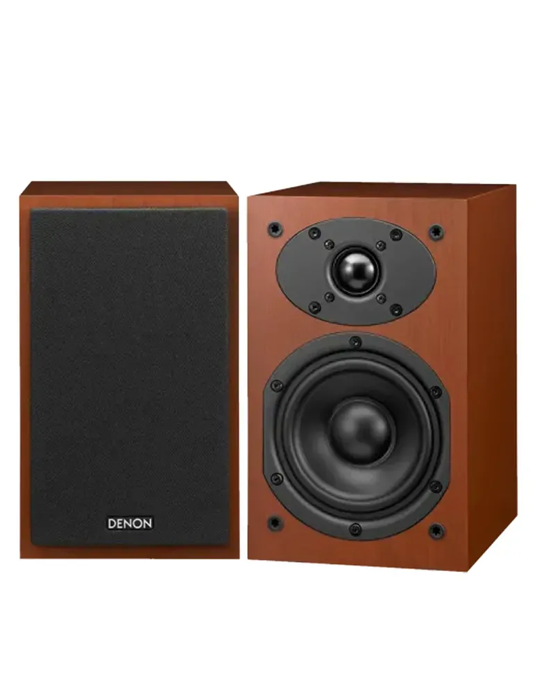 Denon SC-M41 — Kolumny głośnikowe 2.0 z bass-reflex do hi-fi, Kolor: Wiśniowy - zdjęcie 1