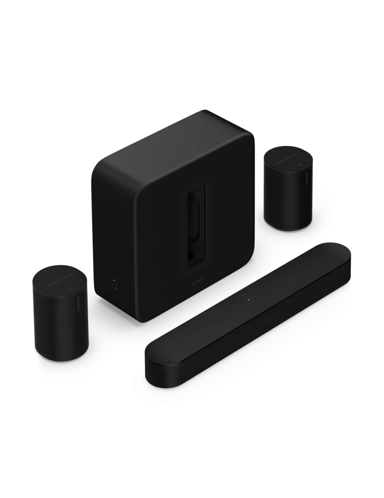 Kino domowe: Sonos Beam (Gen 2) + Sub 4 + 2x Era 100, Kolor: Biały - zdjęcie 1