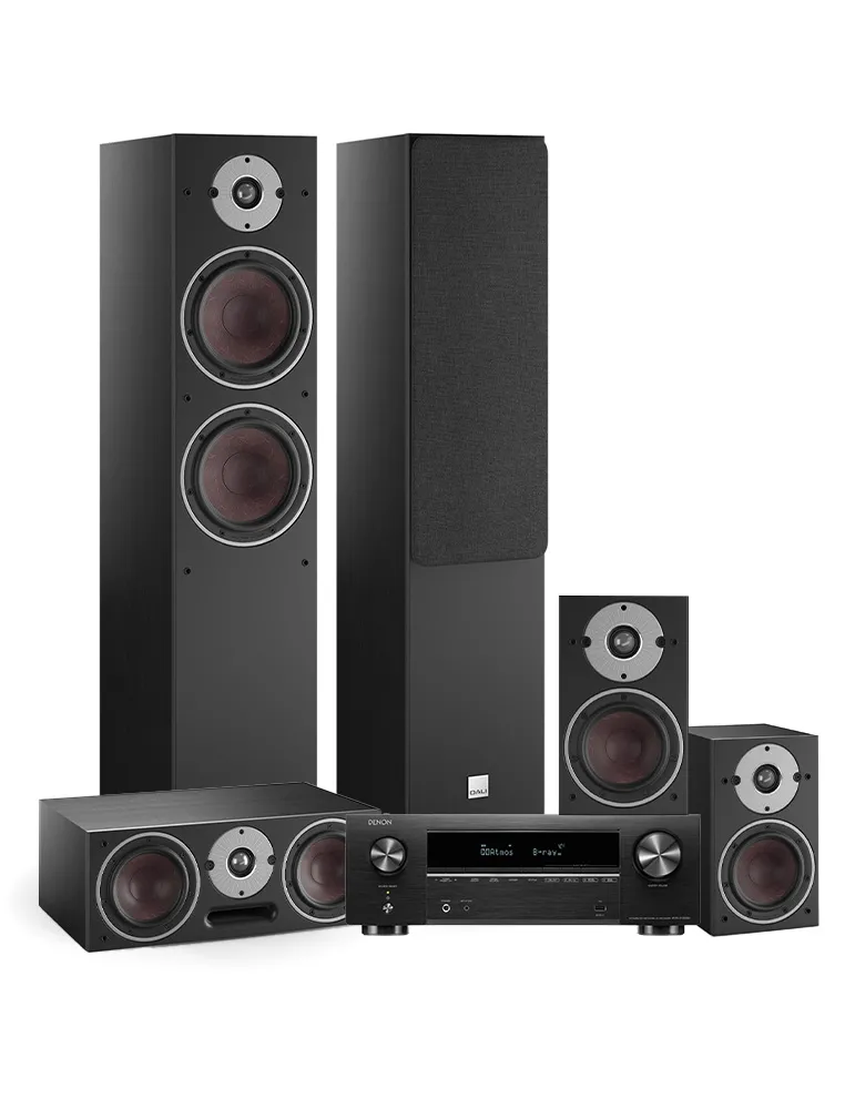 Kino domowe Denon AVR-X1800H + Dali Oberon 7/1/VOKAL, Zawartość zestawu: 16841-defaultCombination - zdjęcie 1