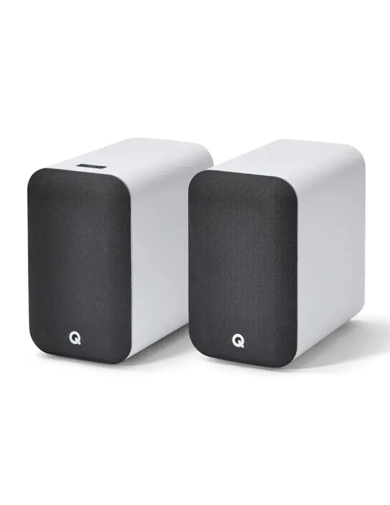 Q Acoustics M20 HD — Aktywne kolumny podstawkowe Bluetooth aptX HD, Kolor: Biały - zdjęcie 1