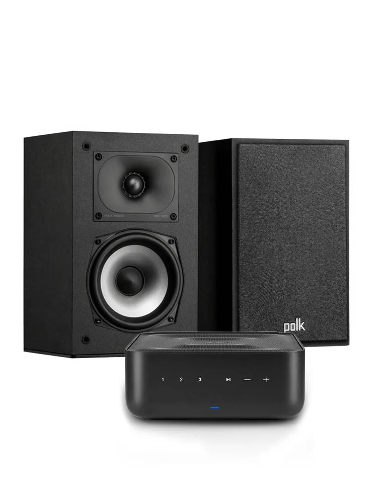 Zestaw stereo Denon Home AMP + Polk Audio XT15, Kolor: Czarny - zdjęcie 1