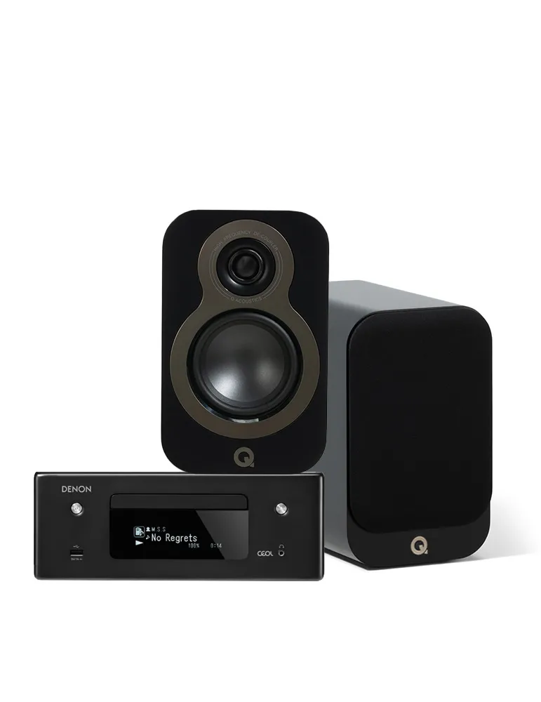 Zestaw stereo Denon RCD-N10 + QA 3020c, Kolor: Czarny - zdjęcie 1