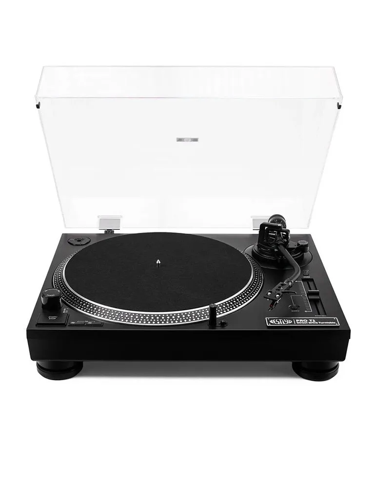 Vestlyd PRO T1 - Gramofon z napędem bezpośrednim i wkładką Ortofon OM Pro S, Kolor: Czarny - zdjęcie 1