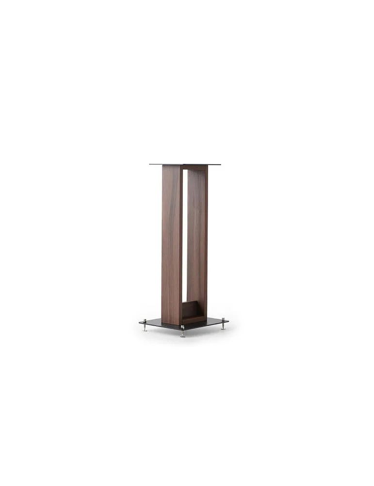 Norstone Alva Plus Walnut/Black – eleganckie podstawki głośnikowe 68 cm, Kolor: Walnut - zdjęcie 1